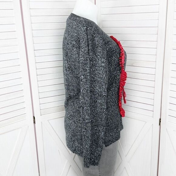 Untied States Sweaters Ugly Christmas Terrier Dog Sweater Black Red XL - Picture 3 of 12